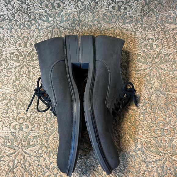 Dexter Comfort Grey Suede Leather Plain Toe Oxford Shoe Mens 7.5 - Picture 7 of 8